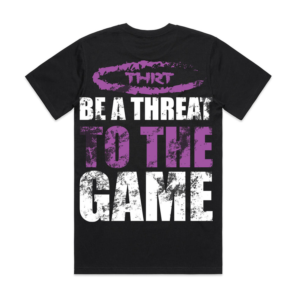 Threat To The Game Heavy Weight Tee - Black