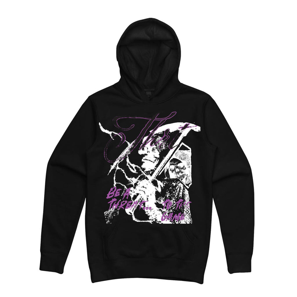 Threat To The Game Super Heavy Weight Hoodie - Black