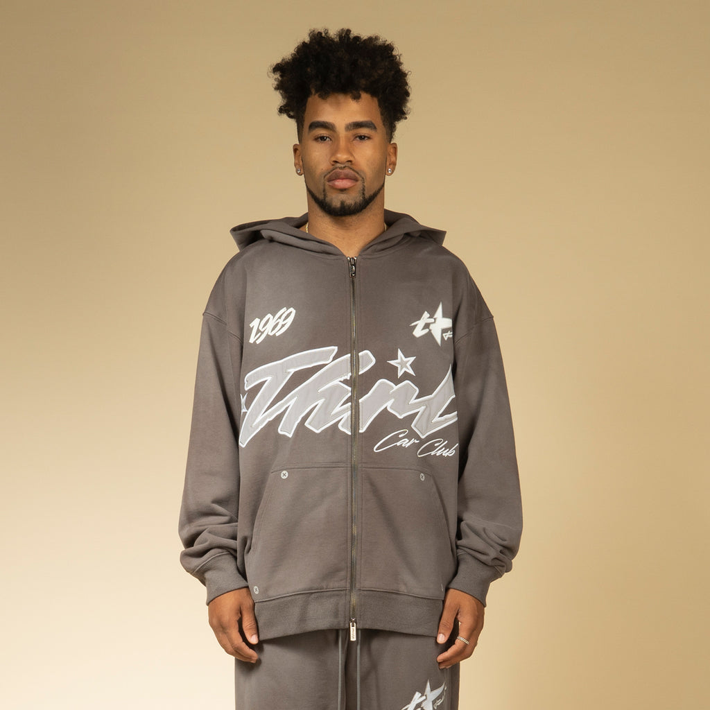 Vicenzo Zip-Up Hoodie F/B